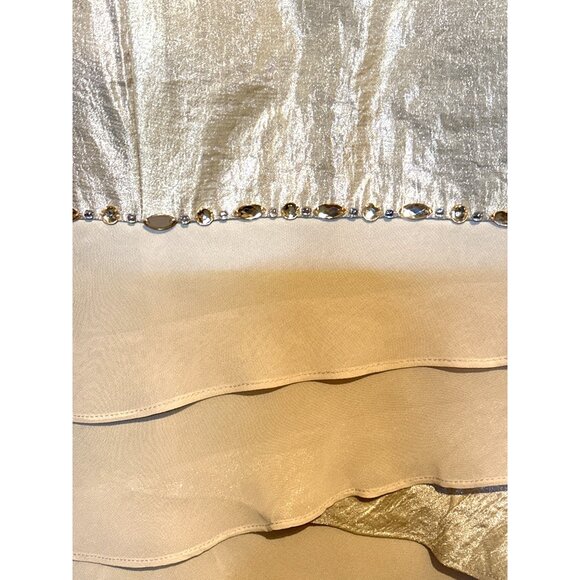 Sleeveless Tiered Cocktail Dress Party Occasion Special Event - Picture 4 of 16